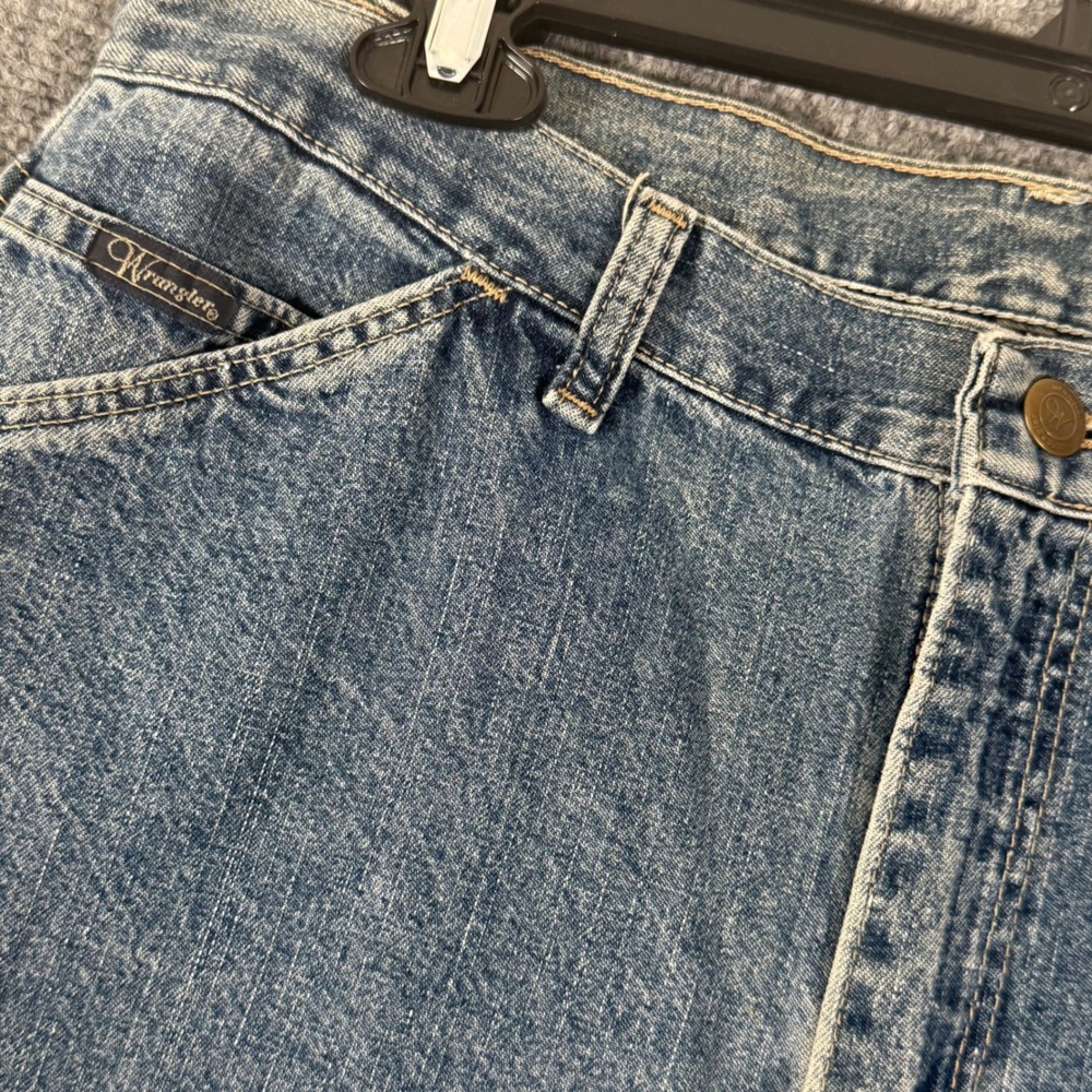 Wrangler Jeans High Waist Relaxed Fit Denim Blue Classic‎ Mom Jeans 14 Retro 90s